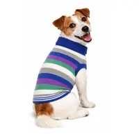 Pulover cu dungi tricotat pentru câini - 3XL