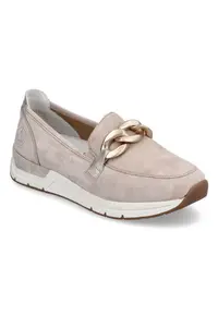 Pantofi mocasin bej slip-on Rieker 58944-60