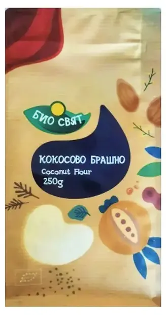 Făină bio de cocos, 250 g, Biosvyat