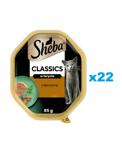 SHEBA Classics tavite 22x85 g hrana pentru pisica, cu vanat