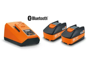 Set 2 acumulatori 18 V 6 Ah FEIN Li-Ion cu încărcător rapid ALG 80 BC FEIN