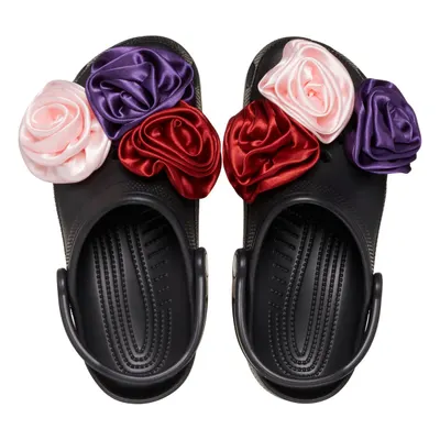Saboti Crocs Classic Rosette Clog Negru - Black