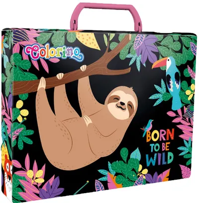 Servieta cu mâner Colorino Wildkid - A4