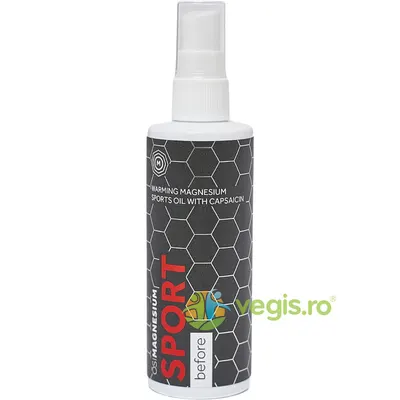 Ulei cu Efect de Incalzire cu Magneziu si Capsaicin Before Sport 125ml