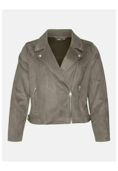 Geaca dama - 303785697 - Piele Ecologica - Gri