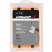 12 Fluorescent Orange Bullpadel Bg-1600 Overgrips