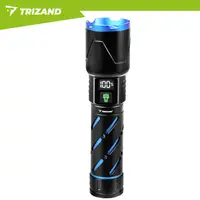 Lanterna tactica LED, 800 lm, 5000 mAh, USB, zoom, powerbank, 17.3-15.6 x 3.8 cm