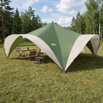 vidaXL Cort pentru Petreceri cu acoperiș Verde 600 x 600 x 400 cm