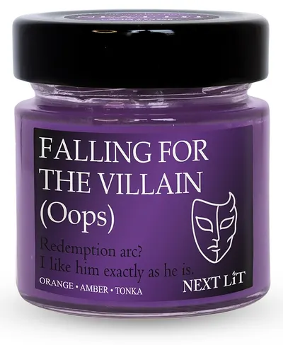 Lumânare parfumată Next Lit Burning Tropes - Falling for the Villain, 180 g