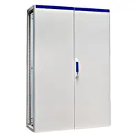 Dulap compact cu două uşi, 1800x1000x300mm, RAL 7035