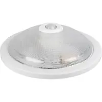 Plafoniera cu Senzor 360° 2xE27 25W Alb Mat