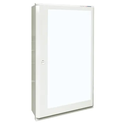 Dulap metalic incastrat 6x33UH + usa transparenta