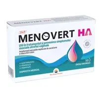 Ovule vaginale Menovert HA, Sun Wave Pharma | 10 ovule
