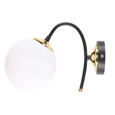 Aplică de perete alb-negru ø 15 cm Yoyo – Squid Lighting
