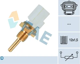 Senzor temperatura lichid racire (numar pini: 2, alb) VOLVO S60 II, S80 II, V40, V60 I, V70 III, XC60, XC70 II, XC90 I, XC90 II; CITROEN C1; DAIHATSU CUORE VII, MATERIA, SIRION, TERIOS 1.0-5.0 dupa 2