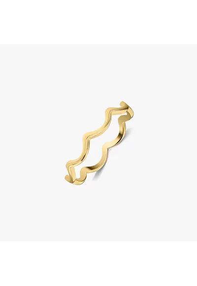 Inel din argint Golden Curl