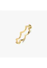 Inel din argint Golden Curl