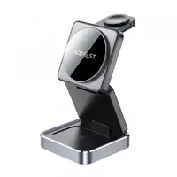 Incarcator Retea Wireless Acefast E21 3in1, 23W, 1.67A, Gri