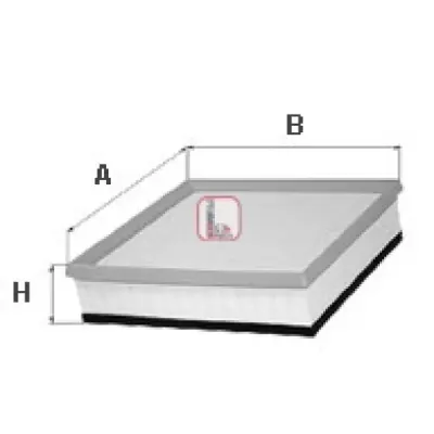 Filtru aer SOFIMA S 8920 A