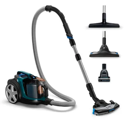 Aspirator fără sac Philips - FC9744/09, HEPA, albastru