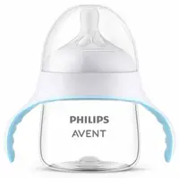 Biberon de tranziție Philips Avent - Natural Response 3.0, cu tetină 6m+, 150 ml