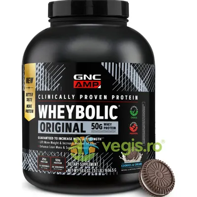 Proteina din Zer Studiata Clinic cu Aroma de Biscuiti cu Crema 1656.5g