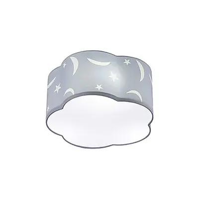 602300345 Plafoniera Moony 3xMax.10W E27 Bleu