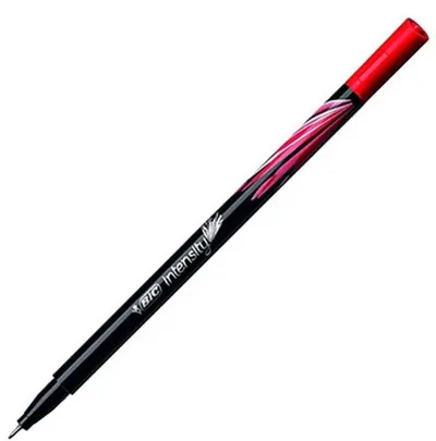 Liner BIC Intensity - Rosu, varf metalic, 0.8 mm