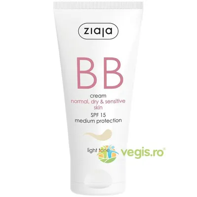 BB Cream Pentru Ten Normal, Uscat Si Sensibil SPF 15 - Light 50ml