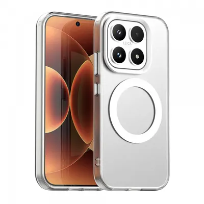 Husa MagSafe pentru Xiaomi 17, Techsuit, CandyCase, Alba