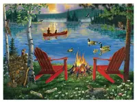 Set de pictură cu vopsele acrilice Royal - Lac, 39 x 30 cm