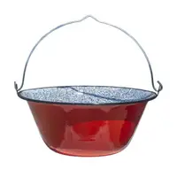 Ceaun Smaltuit cu Maner, 14 l, Rosu