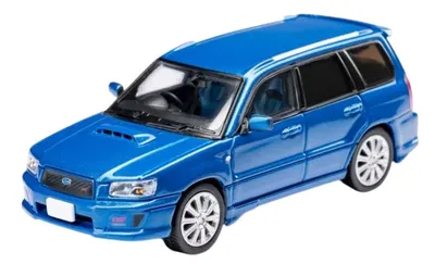 Model colecționar Model Contemporary: Automobile - Subaru Forester SG9 Sti, blue