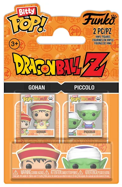 Set de figurine mini Funko Bitty POP! Animation: Dragon Ball Z - Gohan & Piccolo