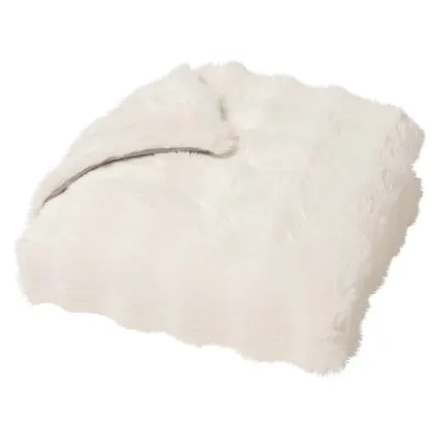 Pătură crem din micropluș/cocolino 180x220 cm Mounty – douceur d'intérieur