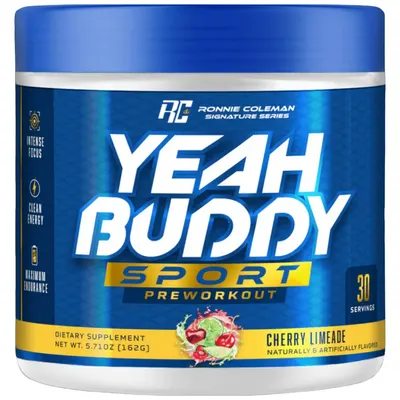 Ronnie Coleman Yeah Buddy Sport Pre-Workout, Cherry Limeade, 162 g