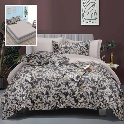 Lenjerie de pat elegance 6 piese cu husa (leh9)