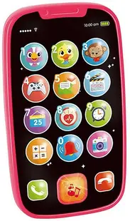 Jucarie interactiva Hola Toys - Primul meu smartphone, roz