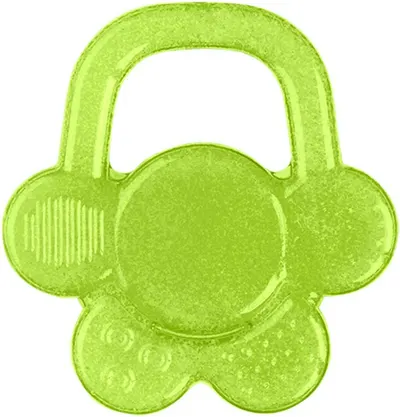 Jucărie de dentiție pentru bebeluși Babyono - Floare, verde