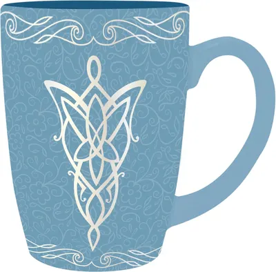 Pahar ABYstyle Movies: The Lord of the Rings - Elven (Blue), 400 ml