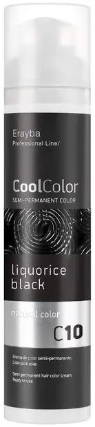 Erayba CoolColor Pigment pentru păr, C10 Liquorice Black, 100 ml