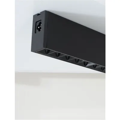 Sistem iluminat liniar LINEAR Nisipiu Negru Aluminiu LED 10W AC 220-240V Philips 4000K 700 Lm CRI>90 UGR<8 Beam Angle 30° IP20 Driver Included