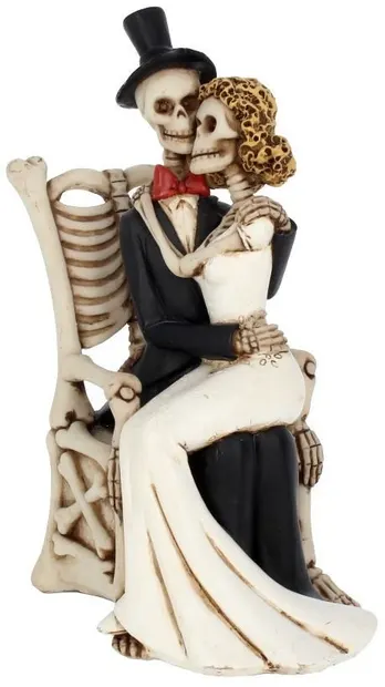 Statuetă Nemesis Now Adult: Day of the Dead - For Better, For Worse, 25 cm