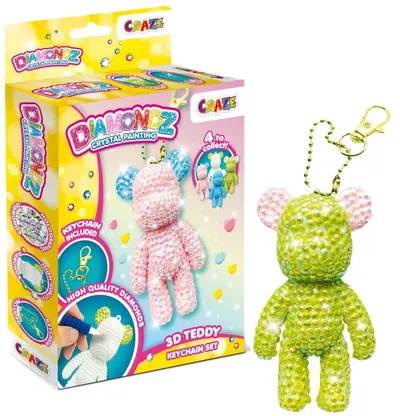 Set de breloc Craze Diamondz - Ursuleț de pluș