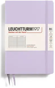 Caiet Leuchtturm1917 Smooth Colors - B6+, mov, liniat, copertă rigidă