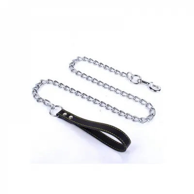 Lesa pentru caini cu lant metalic 3 mm x 110 cm