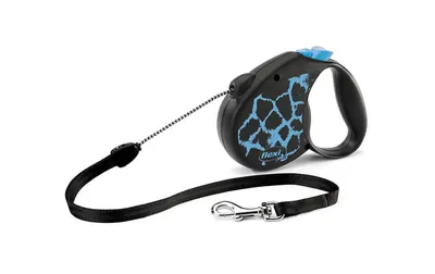 Lesa retractabila Flexi, cu fir, giraffe, lungime 5 m, pentru caini cu greutate de pana la 20 kg