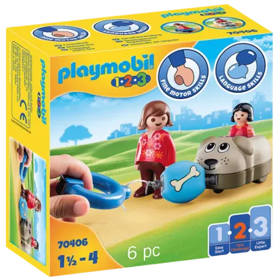 Set 2 figurine 1.2.3 Mama si Fetita Playmobil PM70406