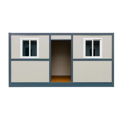 Container Pliabil gri antracit- geam termopan / ușă laterală 5800 x 2500 x 2450 (L x l x H mm)