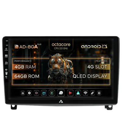 Navigatie Peugeot 407 (2004-2011), Android, A-Octacore 4GB RAM + 64GB ROM, 9 Inch - AD-BGA9004+AD-BGRKIT266V3